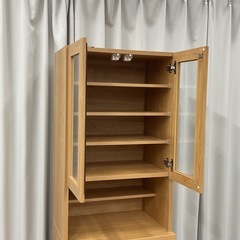 KJ-1【新入荷　リサイクル品】ニトリ　エトナ　キッチンボード　ナチュラルの画像