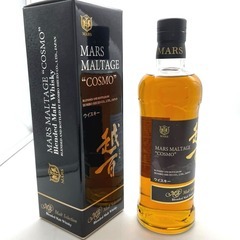 マルス モルテージ 越百 コスモ ワールドブレンデッド 700ml 43% 箱なし 未開栓 店頭引取りのみ エルパプラス店 本坊酒造 ウイスキー【中古】 【セレブール福井エルパプラス店】の画像