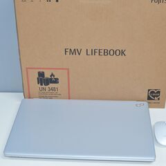 中古ノートパソコン 富士通 AH53/G2 Windows11+office 高性能core i7-1260P/メモリ8GB/爆速SSD512GB/15.6インチ/WEBカメラ/無線/ブルーレイの画像