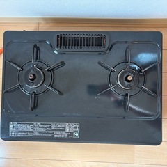 【美品】LPガス用左強火2口ガステーブル　56cm プロパンガス用の画像