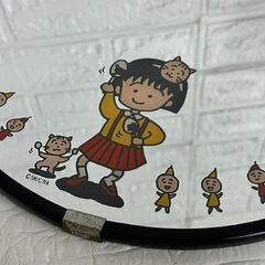 希少 現状品 当時物 平成レトロ ちびまる子ちゃん 壁掛けミラー 丸型 鏡 さくらももこ 日本アニメーション 札幌市 白石店 の画像