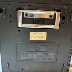 ナショナル　カーテレビ白黒テレビ 当時物の画像