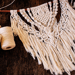 ハンドメイド　マクラメ編み教室