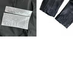 186004 ZARA ザラ レザージャケット L ブラック ポリエステル [0000000001438]の画像