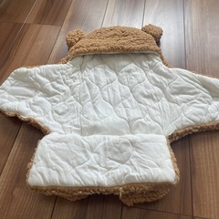 MOONMNくま耳付き もこもこ おくるみ 毛布の画像