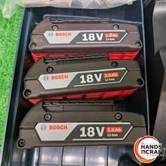 ✨ボッシュ　中古　GDR18V-160　充電式インパクトドライバ　18V 充電器＋バッテリー×3＋ケース✨うるま市田場✨の画像