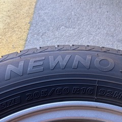 205/60-16｜2023年製｜ﾌﾞﾘﾁﾞｽﾄﾝ｜ﾉｰﾏﾙﾀｲﾔ｜ｱﾙﾐﾎｲｰﾙ付｜4本ｾｯﾄ｜溝ありの画像