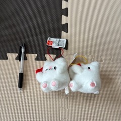 はなまるおばけのキーホルダーの画像