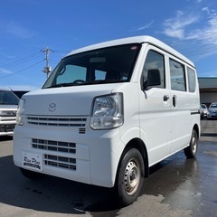 総額36.8万円 マツダ スクラムバン 車検2年 5AGS ハイルーフ 集中ドアロック カーラジオの画像