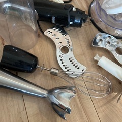 ブラウン　ハンドブレンダーセットの画像