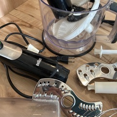 ブラウン　ハンドブレンダーセットの画像