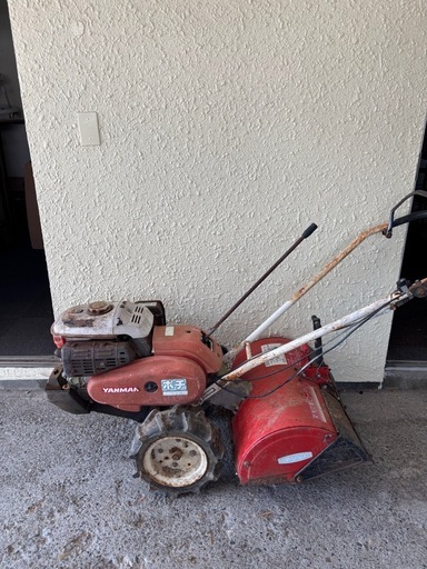 決まりましたヤンマー　ミニ耕運機　現状渡し