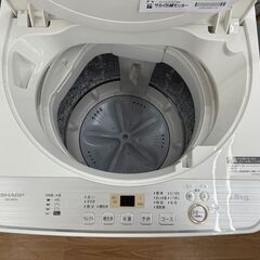 ★リユースのサカイ春日部店★KJ11991 SHARP 洗濯機 ES-GE5C 5.5kg 18年製 動作確認／クリーニング済みの画像