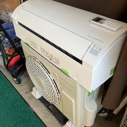 取付込、保証付、日立2025年2.2KW6畳