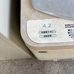 洗濯機　お譲りしますの画像