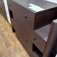 ★リユースのサカイ水戸店★  チェスト ダークブラウン H87×D41.5×W88.5～143 クリーニング済み MT5628の画像