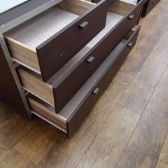 ★リユースのサカイ水戸店★  チェスト ダークブラウン H68×D38.5×W98.5 クリーニング済み MT5629の画像