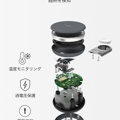 Belkin 2 in 1 Qi2対応 MagSafe充電器の画像