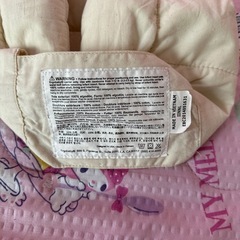 そろそろ処分！エルゴ抱っこ紐の新生児パットの画像