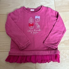 ミキハウス ホットビスケッツ トレーナー 女の子 120の画像