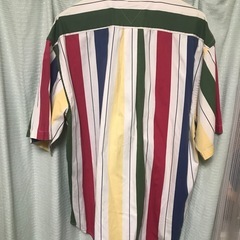 ■Tommy Hilfiger■ストライプ 半袖シャツ■XLの画像