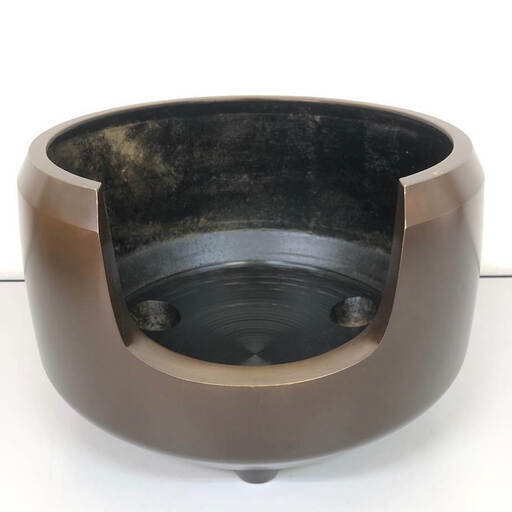 ss7684 面取風炉 唐銅 道安風炉 茶 金属製 風炉 茶道具 元箱入 から ss7684 面取風炉 唐銅 道安風炉 茶 金属製 風炉 茶道具 元箱入 から