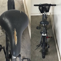 A-154△ v 岐阜発/ Jeep/ ジープ/ 子供用自転車/ 20インチ/ 6段変速/ 走行確認/ サドル破れあり/ 現状品/ R7.9/10 △の画像