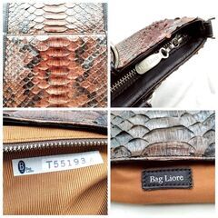 【❗️✨限定お得セット✨❗️】✨Bag Liore✨パイソン調バッグ👜2個セットの画像