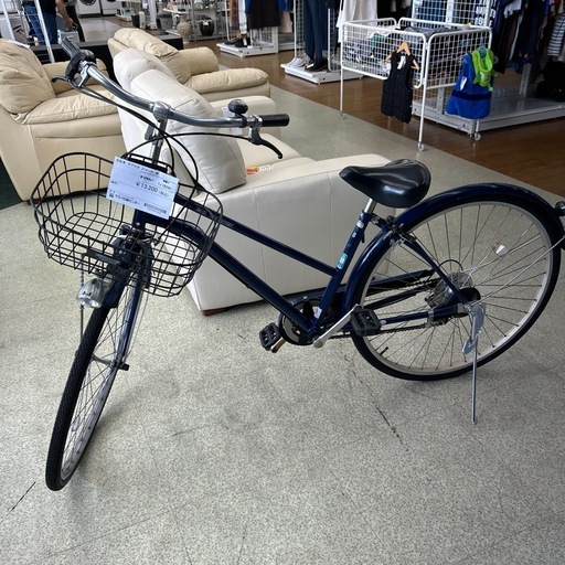 リユースのサカイ東金店 自転車 ギア付き 27インチ 紺 TJ15230