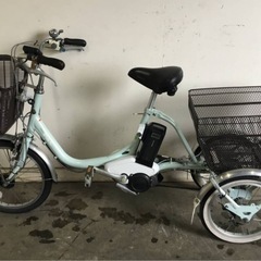 A-155△v岐阜発/ヤマハ/PAS/電動アシスト三輪自転車/スイングあり/3段変速/バッテリー8.7Ah/充電器付き/走行確認/現状品/管18s/R7.9/10 △の画像