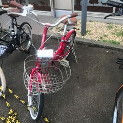 【ジャングルジャングル石川金沢店】  折りたたみ自転車 ﾋﾟﾝｸ 20ｲﾝﾁ   動作確認／クリーニング済みの画像