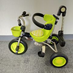 △ ides アイデス compo 折りたたみ三輪車 子供用三輪車 対象年齢1.5歳～5歳未満 身長目安 80cm～100cm ハンドルにべたつき、サビあり 現状渡しの画像