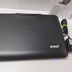 【良品】arwin APD-141F/14.1インチ フルセグ＆ワンセグテレビ搭載 ポータブルDVD＆マルチプレーヤーの画像
