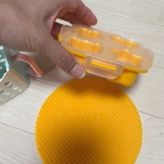 玉子焼きメーカー ベビー用品 シリコン鍋敷き？の画像