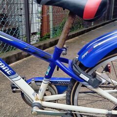 子供用24インチ自転車(青 7段変速 2019年購入)の画像