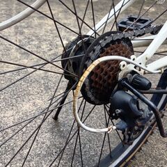 子供用24インチ自転車(青 7段変速 2019年購入)の画像