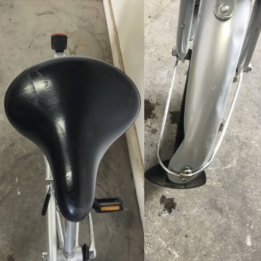 A-156△ v 岐阜発/ ブリジストン/ minna/ ミンナ/ 前2輪三輪自転車/ ハンドル下部調整必要/フェンダーへこみあり/現状品/ R7.9/10 △