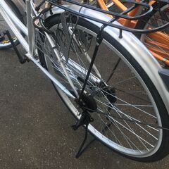【ジャングルジャングル石川金沢店】  自転車 シルバー 26インチ   動作確認／クリーニング済みの画像