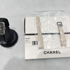 【CHANEL】　シャネル　QZ/ＳS×レザー　ボーイフレンド・スモール　腕時計　の画像