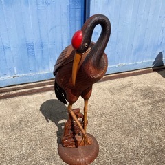 トキ　朱鷺の置物の画像