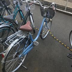 【ジャングルジャングル石川金沢店】  自転車 水色 26インチ   動作確認／クリーニング済みの画像