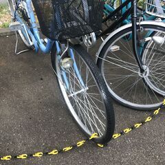 【ジャングルジャングル石川金沢店】  自転車 水色 26インチ   動作確認／クリーニング済みの画像