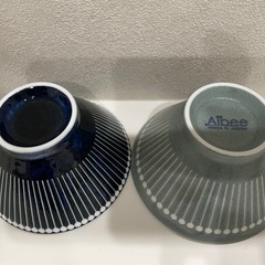 ニトリ　美濃焼　Albee アルビー　茶碗の画像