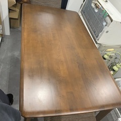 【ジモティー割】ニトリ　ダイニングテーブル　椅子4つ　セット　（ID1360）の画像