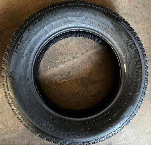 中古スタッドレス4本　NANKANG AW-1 195/65R15 2022年製