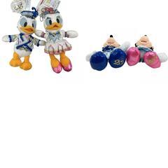 186000 現状品 Disney ディズニー 東京ディズニーシー ２０周年 タイムトゥシャイン ぬいぐるみバッジ  4点まとめ売り [0000000001473]の画像