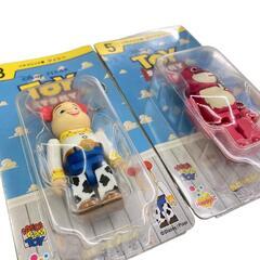186001 新品未使用 ディズニー ピクサー ハッピーくじ ベアブリック賞 トイストーリー ジェシー ロッツォ  2点まとめ売り [0000000001474]の画像