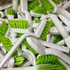 大量！ お掃除 大掃除 ブラシ グリーン 100本〜の画像