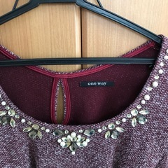 【未使用品】フリーサイズ　one way ニットの画像
