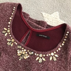 【未使用品】フリーサイズ　one way ニットの画像
